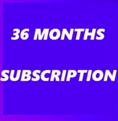 36 months subscription